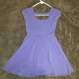 Blue Skater Dress